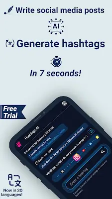 Hashtags AI: Follower Booster ภาพหน้าจอ 1