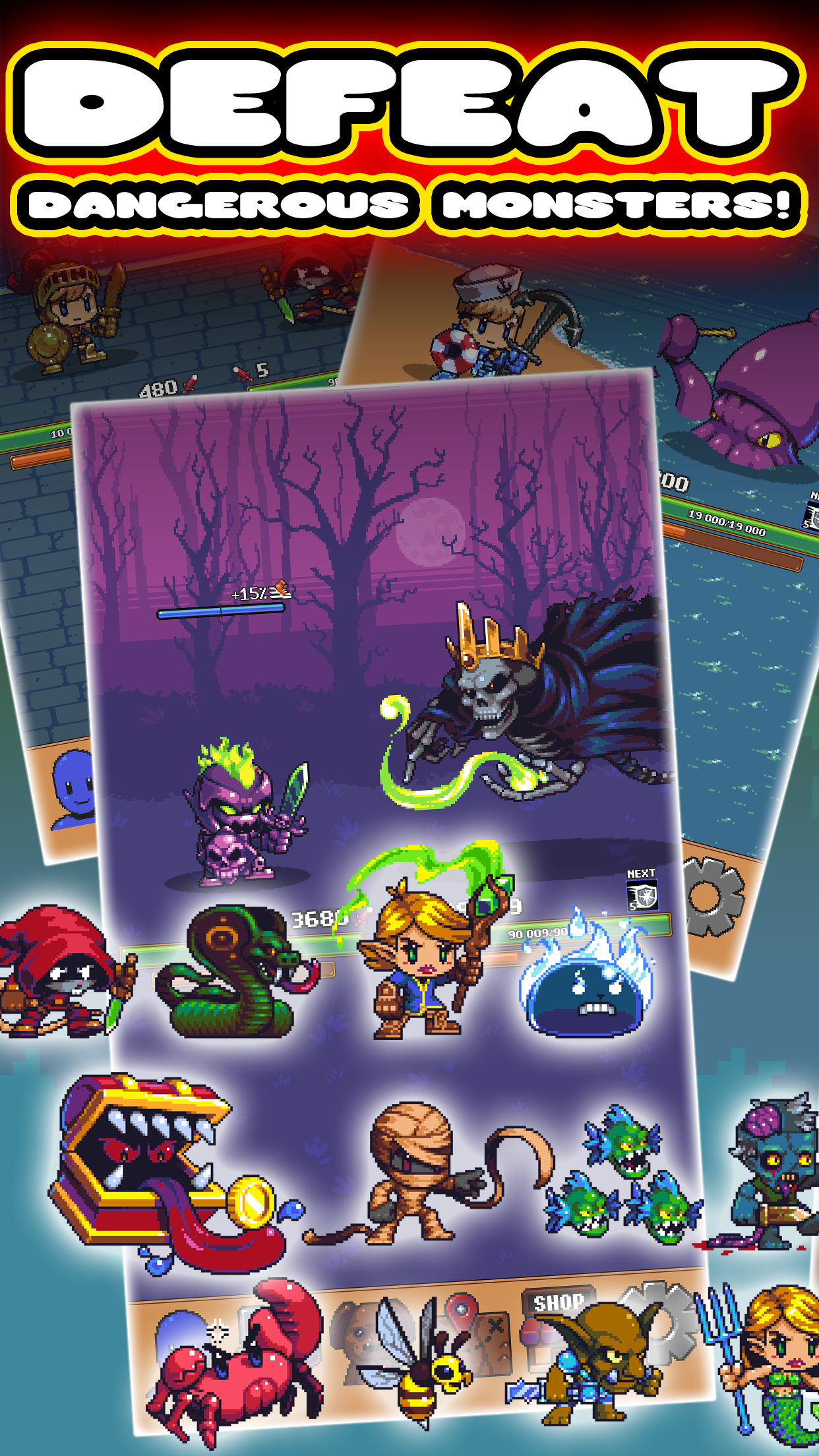 Idle Grindia: Dungeon Quest স্ক্রিনশট 0