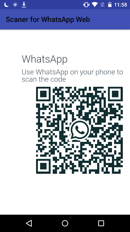 Scaner for WhatsApp Web 螢幕截圖 0