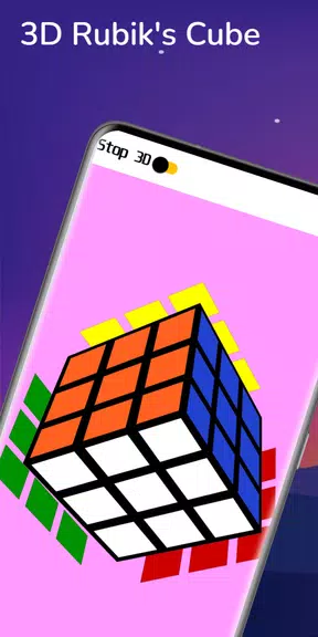 Rubik's Cube Solver - 3D Cube スクリーンショット 1