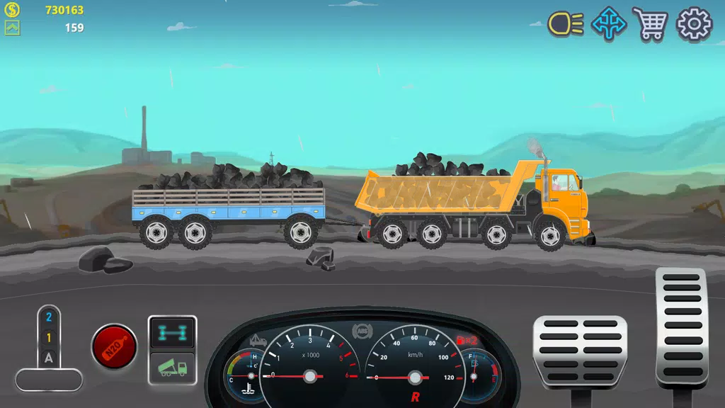 Trucker Real Wheels: Simulator Скриншот 2