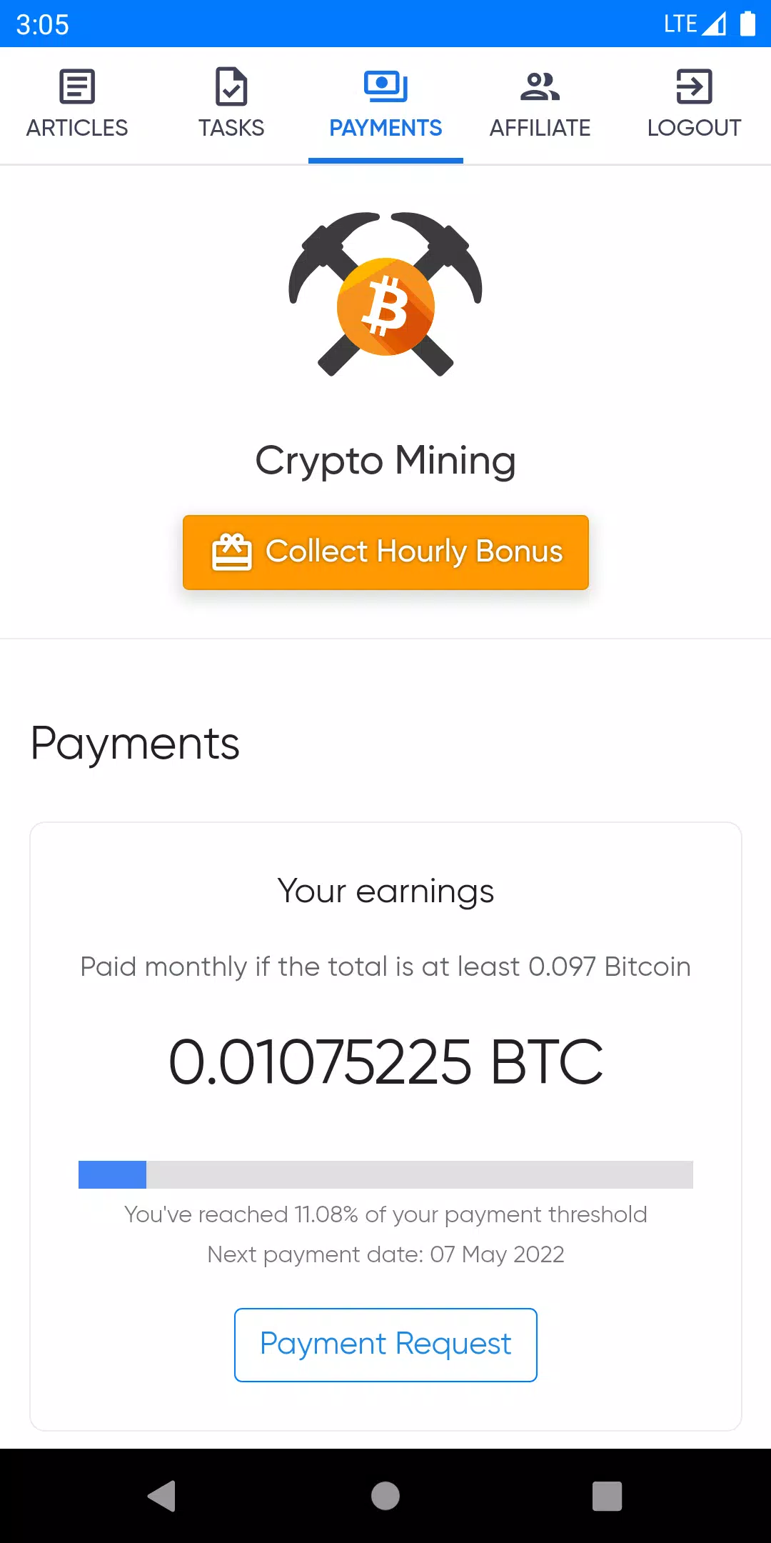 Crypto Mining Captura de pantalla 2