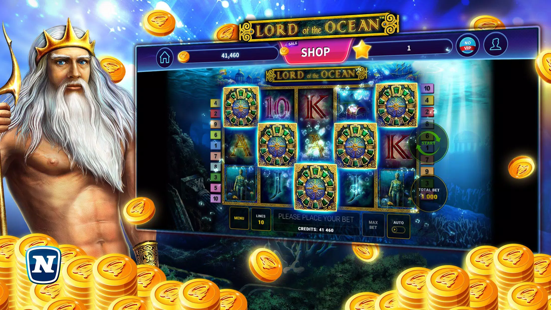 Lord of the Ocean™ Slot Zrzut ekranu 0