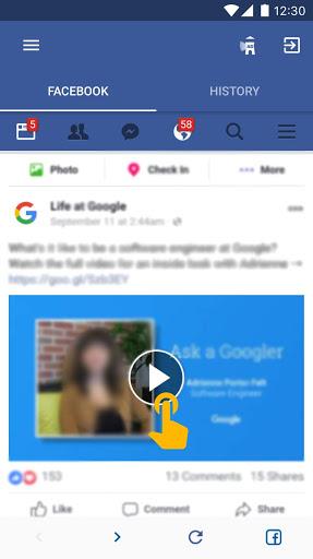 Video Downloader for Facebook Video Downloader ภาพหน้าจอ 3