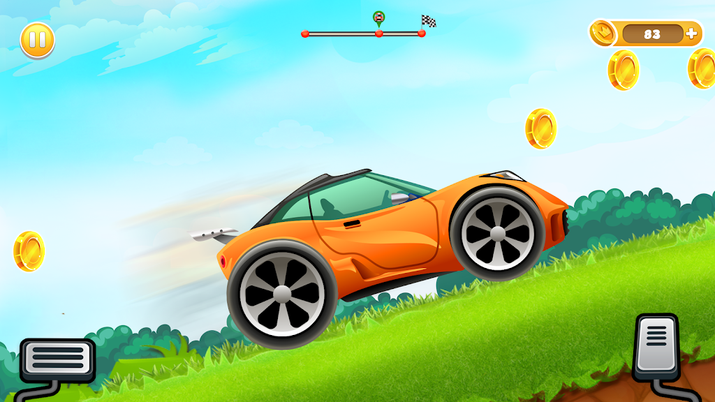 Uphill Races Car Game For Boys ဖန်သားပြင်ဓာတ်ပုံ 0