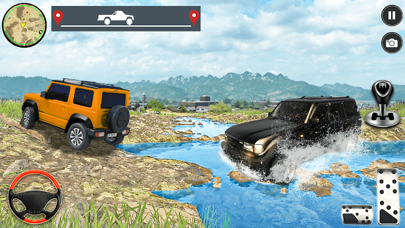 4x4 Turbo Jeep Racing Mania 螢幕截圖 1