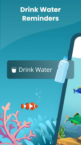 Drink Water Reminder Aquarium स्क्रीनशॉट 0