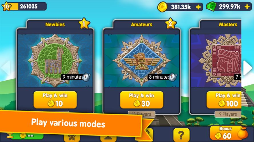 Mahjong Maya 螢幕截圖 1