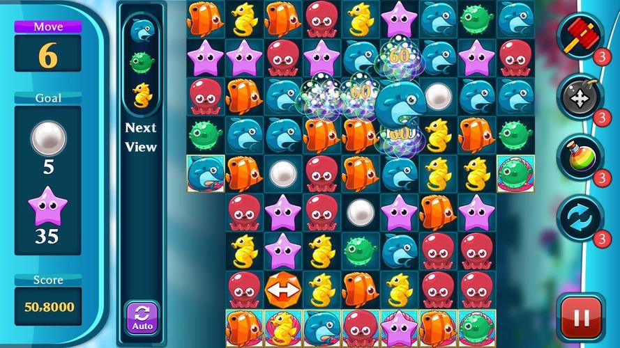 Ocean Match Puzzle 螢幕截圖 1