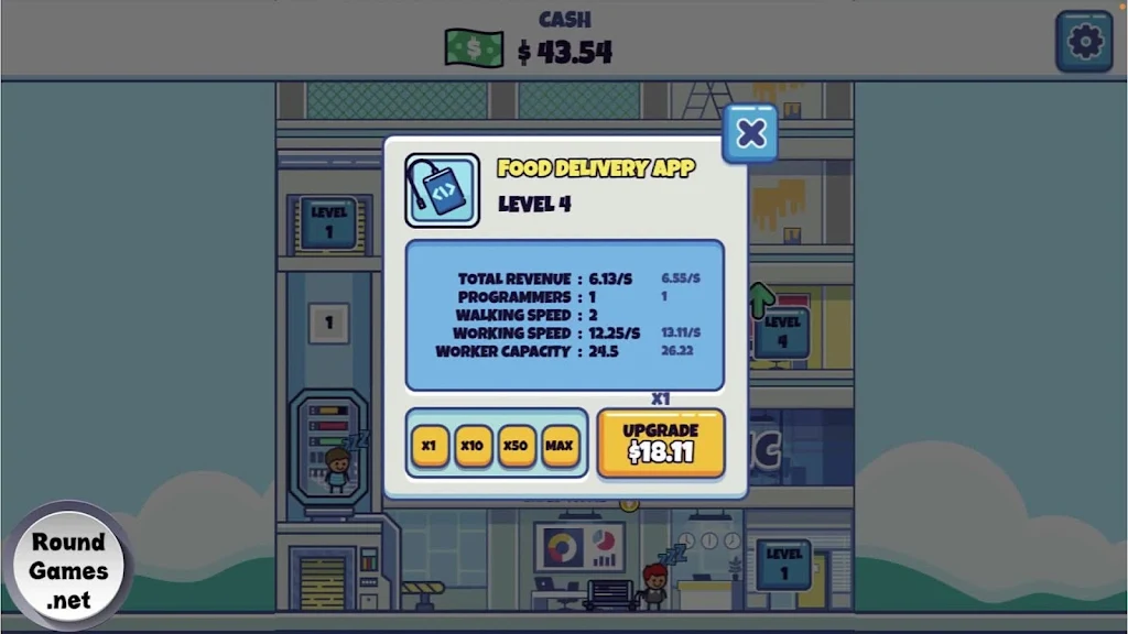 Idle Startup Tycoon Zrzut ekranu 2
