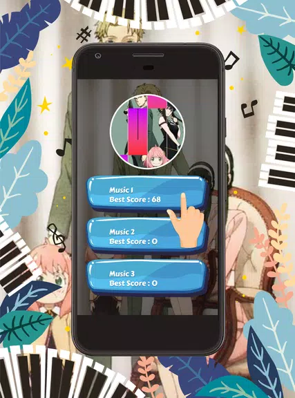 Piano Tiles Anime Spy X Family 螢幕截圖 0
