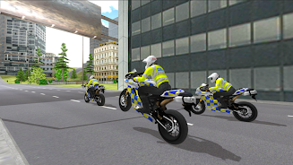 Police Motorbike Simulator 3D Скриншот 1