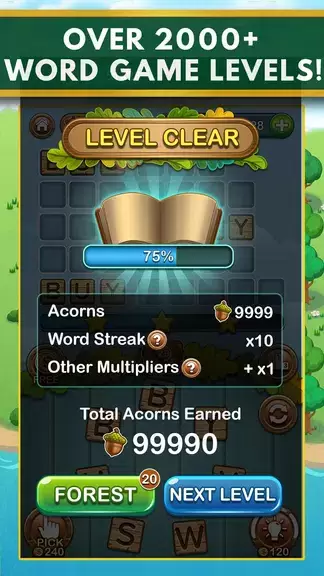 Word Forest: Word Games Puzzle 螢幕截圖 1