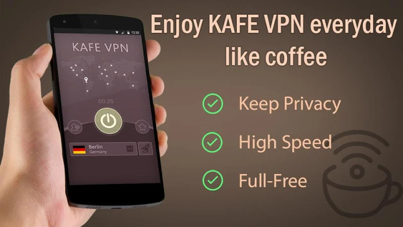 Schermata KAFE VPN - Fast & Secure VPN 0