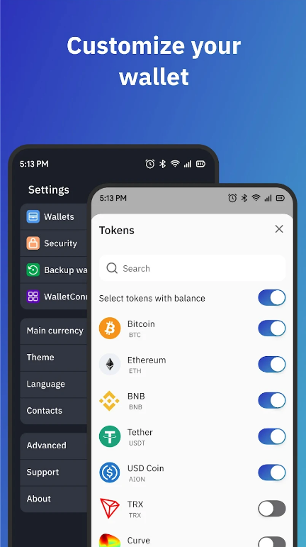 IronWallet Cold Crypto Wallet Captura de pantalla 2