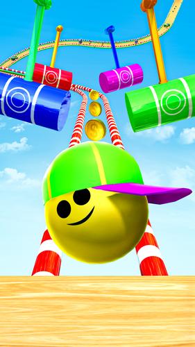 3D Sky Rolling Going Ball Game ဖန်သားပြင်ဓာတ်ပုံ 2