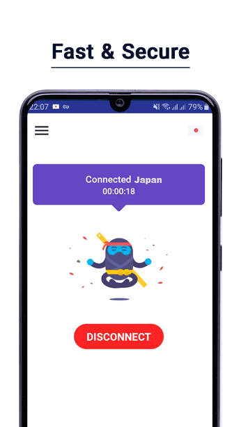 Ninja VPN – Faster, Safer Internet স্ক্রিনশট 2