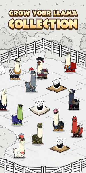 Mutant Llama: IDLE Breed Games Captura de tela 0