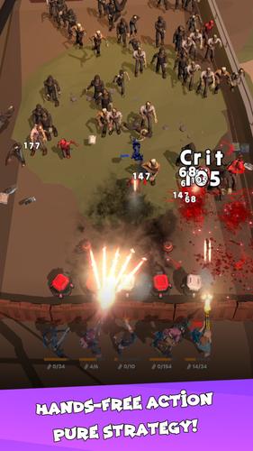Idle Zombie Wave Ekran Görüntüsü 1
