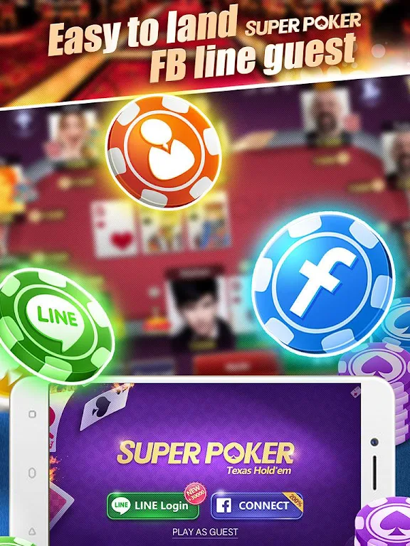 Super Texas Poker--Best Free Texas Hold'em poker 螢幕截圖 2