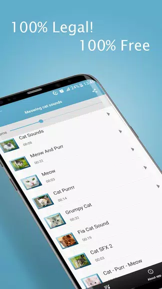 Meowing Cat Sounds Ringtones 螢幕截圖 2
