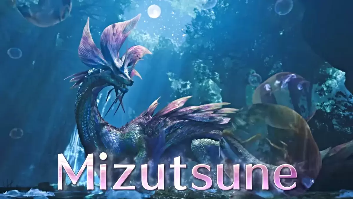 Mizutsune revealed in Monster Hunter Wilds launch trailer