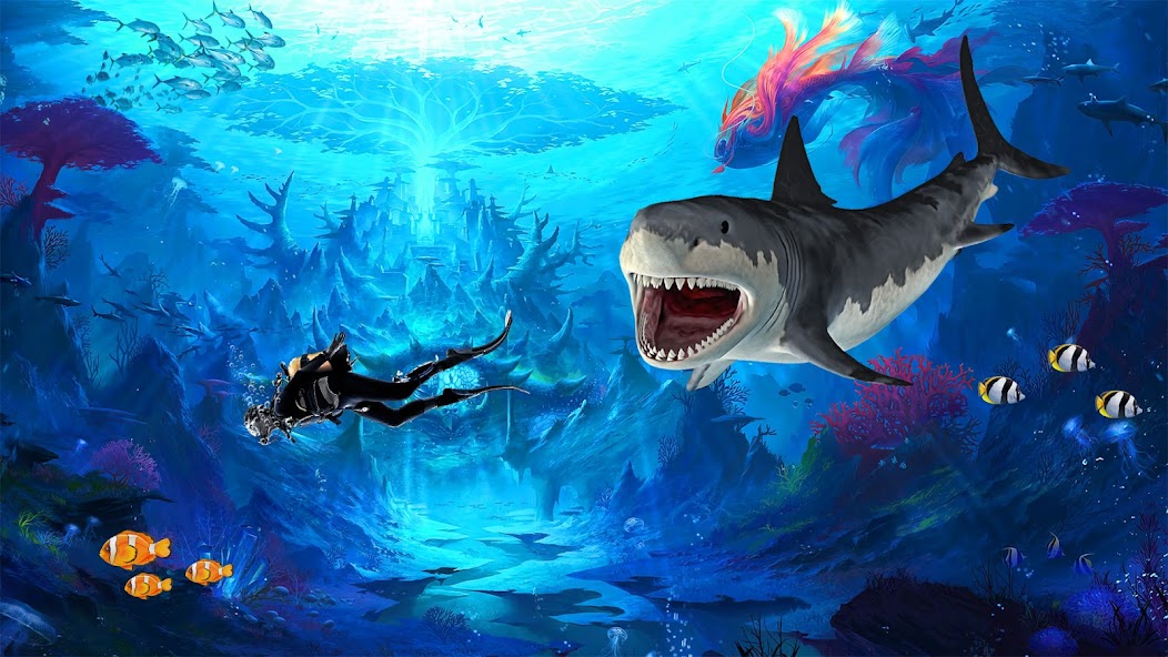 Angry Shark Games: Game 2024 Mod স্ক্রিনশট 3