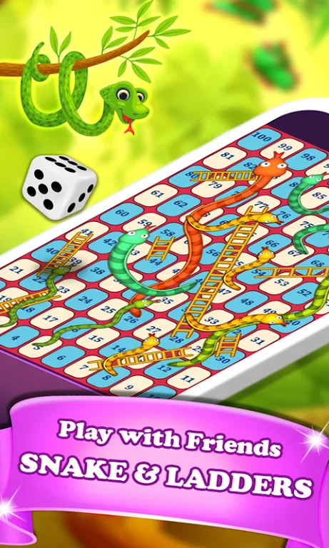 Snakes and Ladders Dice Game 螢幕截圖 1