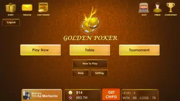 Golden Poker 螢幕截圖 1