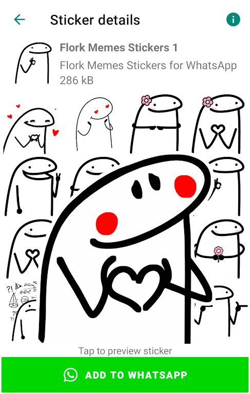 Flork memes stickers WASticker 螢幕截圖 2