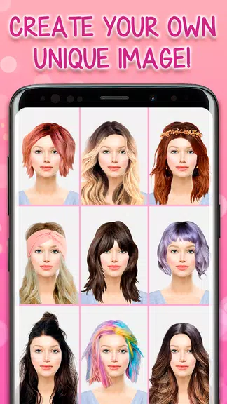 Long Hairstyles Photo Schermafbeelding 1