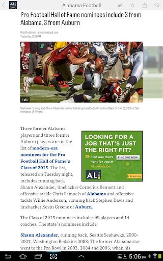 AL.com: Alabama Football News 螢幕截圖 2