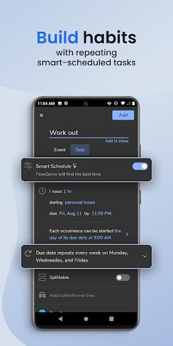 FlowSavvy: Time Block Planner Ảnh chụp màn hình 1