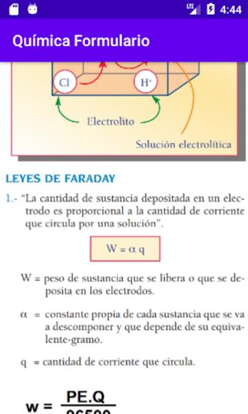 Química Formulario 스크린샷 2