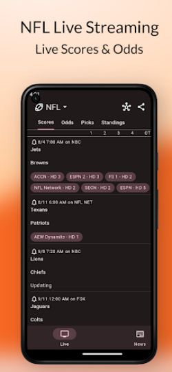 Dofu - NFL Live Streaming Скриншот 2