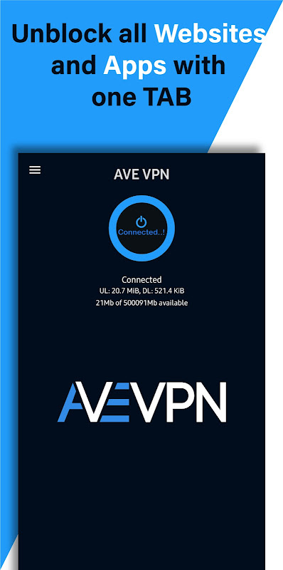 AVE VPN:Low Ping Vpn应用截图第1张