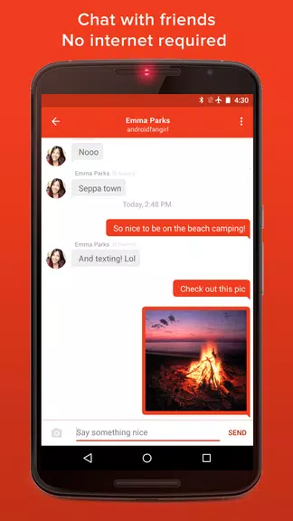 FireChat Zrzut ekranu 0