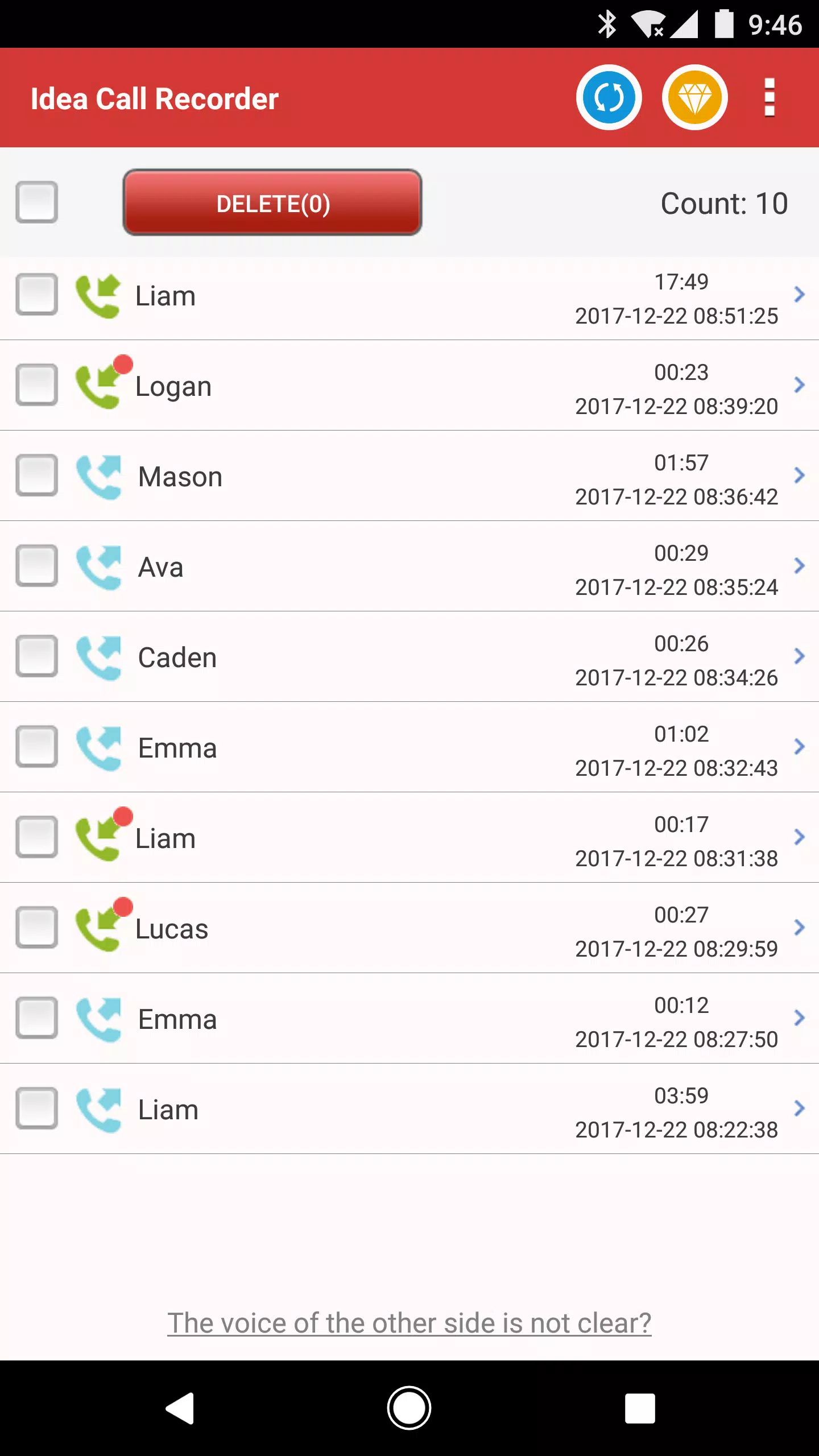 Anruf Aufzeichnen Screenshot 0