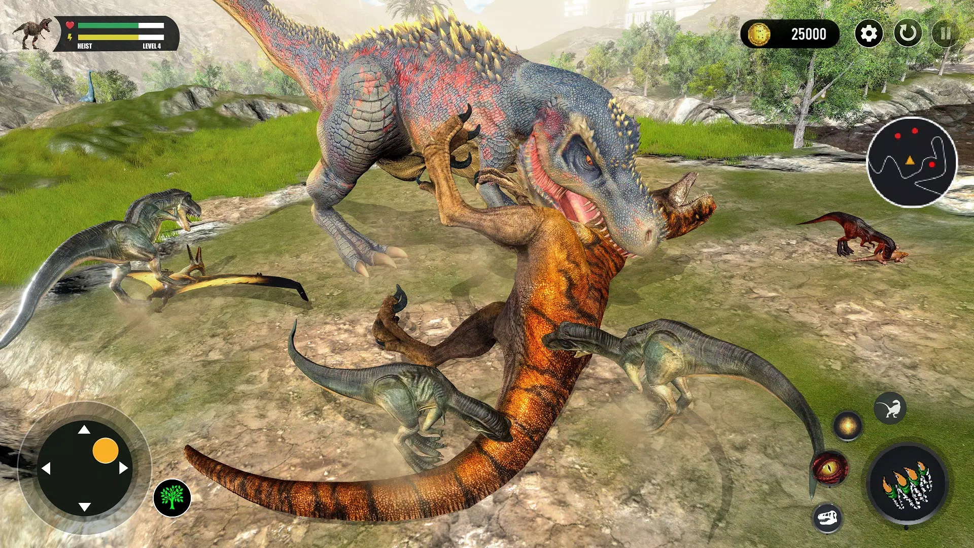 Real Dinosaur Simulator Games स्क्रीनशॉट 2