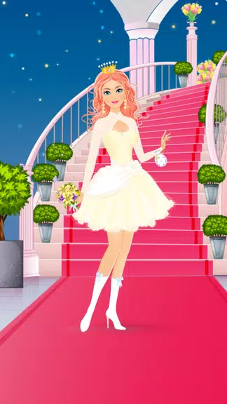 Princess Wedding Dress Up Game Ekran Görüntüsü 2