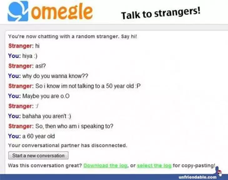 Omegle:Talk To strangers স্ক্রিনশট 0