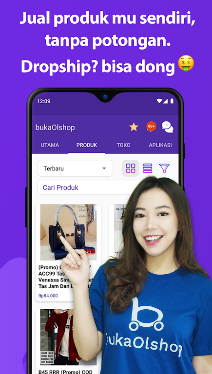 bukaOlshop - Buat App Toko ภาพหน้าจอ 1