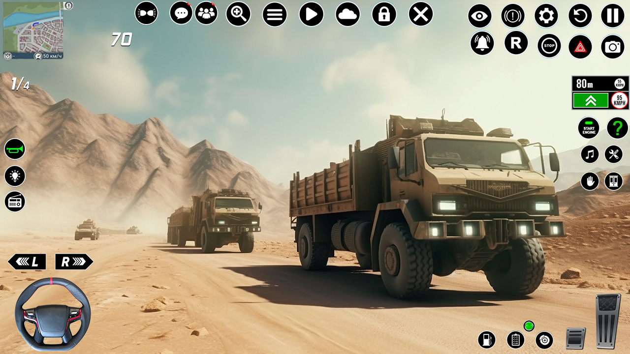 Army Cargo Driver - Truck Game ภาพหน้าจอ 0