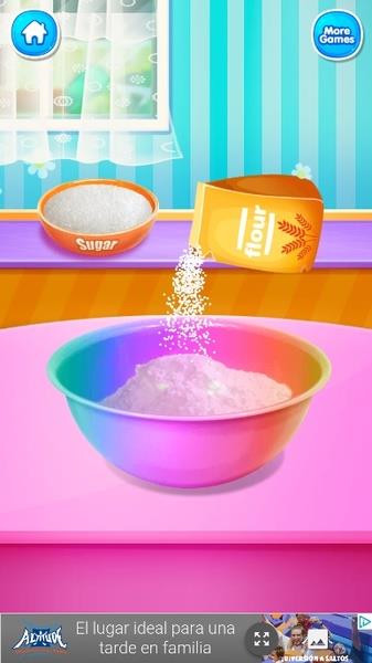 Unicorn Food - Sweet Rainbow Cake Desserts Bakery Screenshot 1