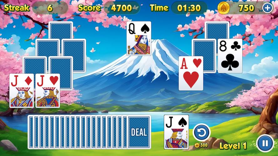 TriPeaks Solitaire Challenge Capture d'écran 3