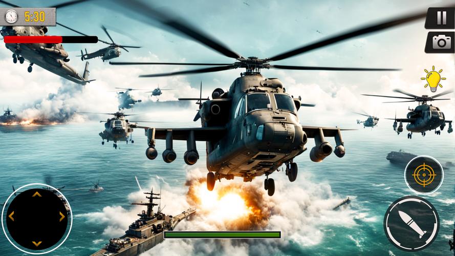 Gunship Battle Offline Game Zrzut ekranu 0