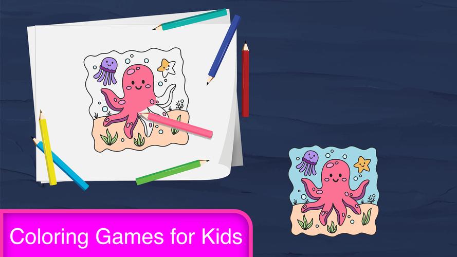 Schermata Coloring Games for Kids, Paint 1
