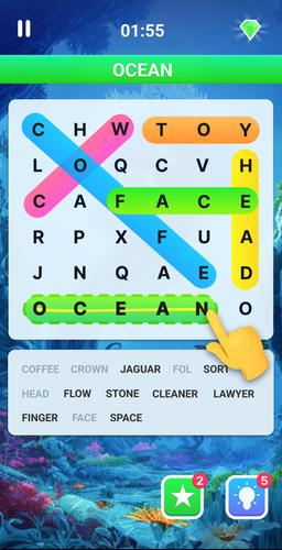 Word search - Word games Captura de tela 0