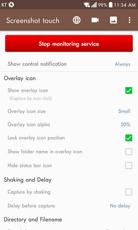 Screenshot Touch Mod Tangkapan skrin 0