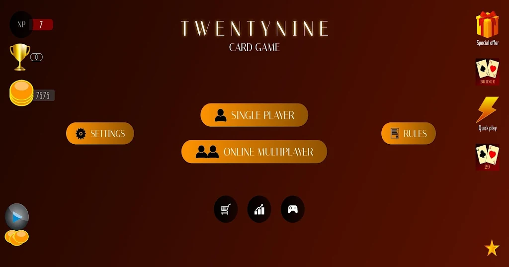 29 Card Game Lite Captura de pantalla 0